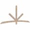 Ekena Millwork Alberta Smooth Timber Gable Bracket, Douglas Fir, 96"W x 40"H x 1 1/2"D x 3 1/2"F, 10/12 Pitch GBW096X40X0204ALB00SDF - alternate 5